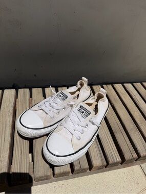 Converse All Star Shoreline White Slip-On Sneakers Women’s 9